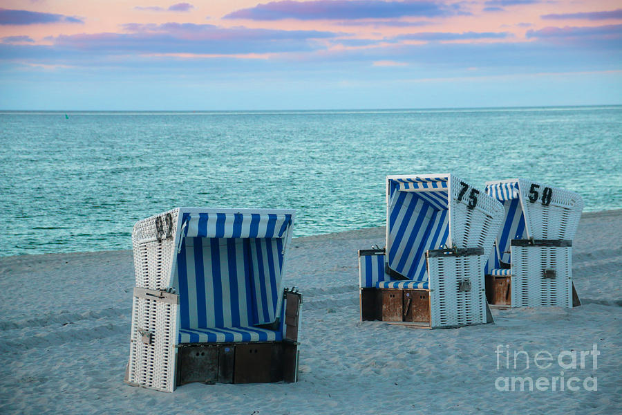 Beach Chair at Sylt, Germany Photograph by Amanda Mohler