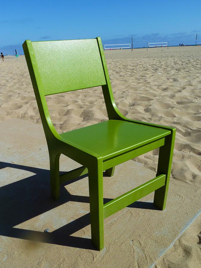 Beach Chair Photograph By Ken Woo