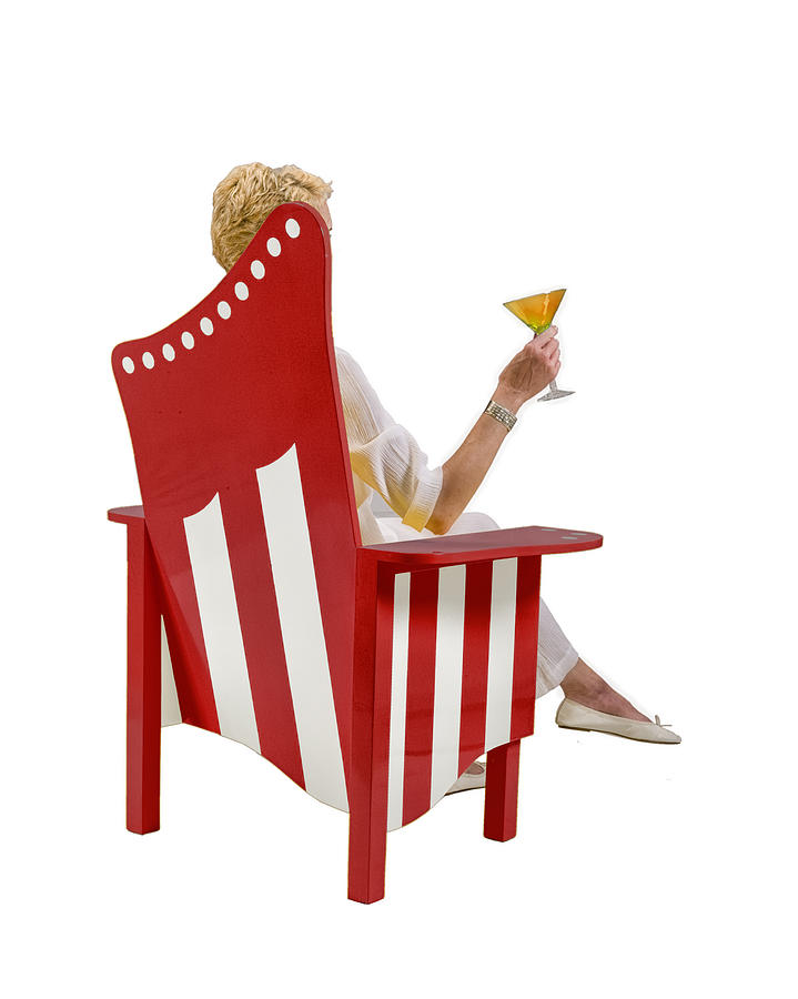 Beach Chair Martini Knockout Photograph by Gary Warnimont