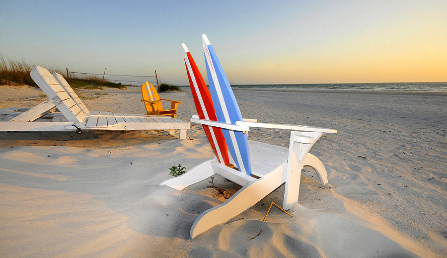 Beach Chair Paradise Photograph by David Lee Thompson