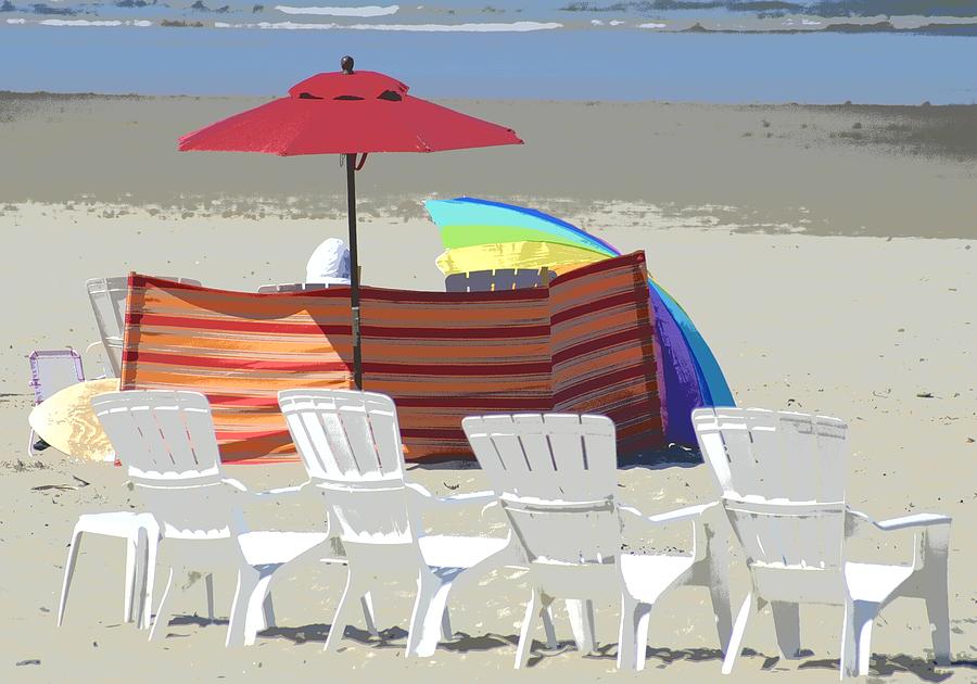 Beach Chairs Photograph by Lori Seaman