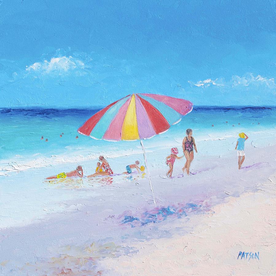 Beach Colors - Beach Decor Painting by Jan Matson