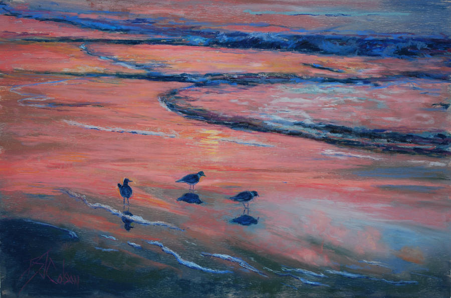 Beach Combers  Painting by Billie Colson