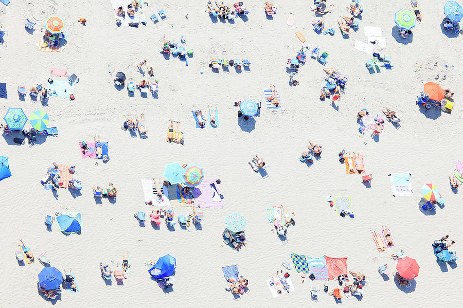 Umbrella Photograph - Beach Confetti by Katherine Gendreau