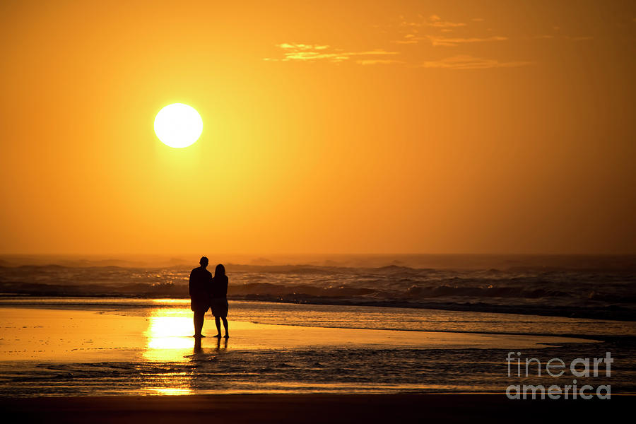 Beach Couple Photograph by Diane LaPreta