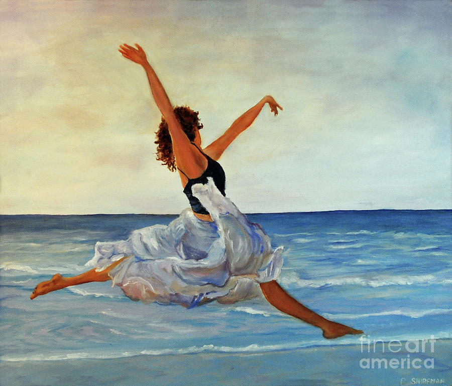 Beach Painting - Beach Dancer by Carolyn Shireman