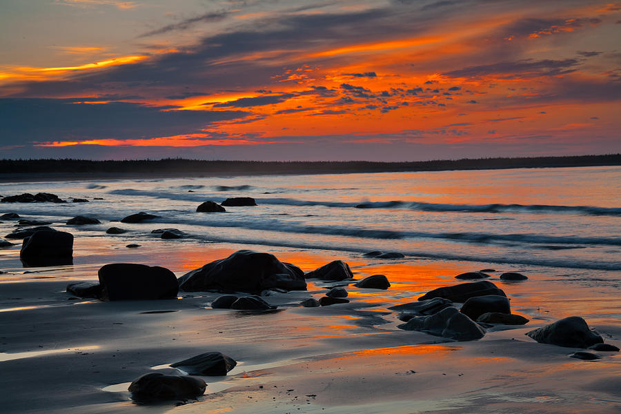 Beach Dawn Photograph by Irwin Barrett
