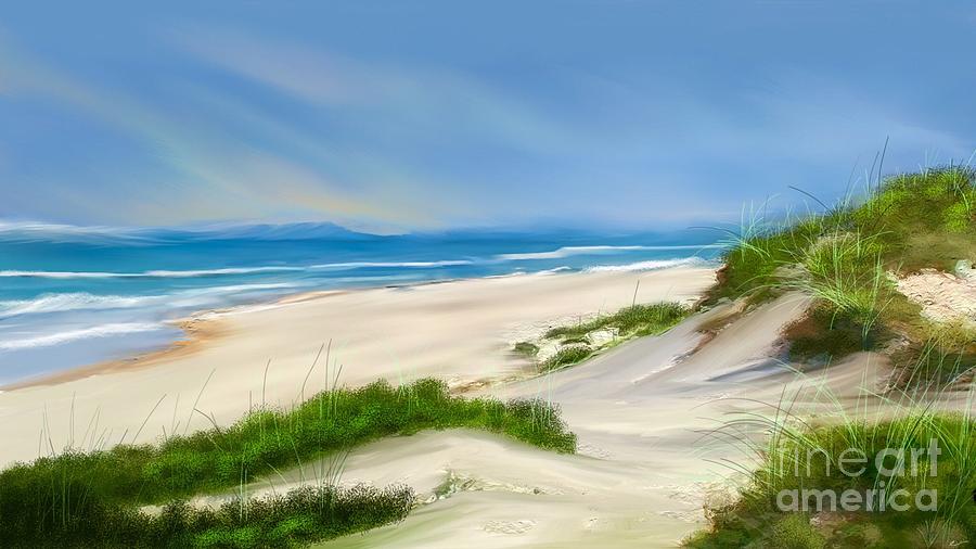 Beach day Digital Art by Anthony Fishburne