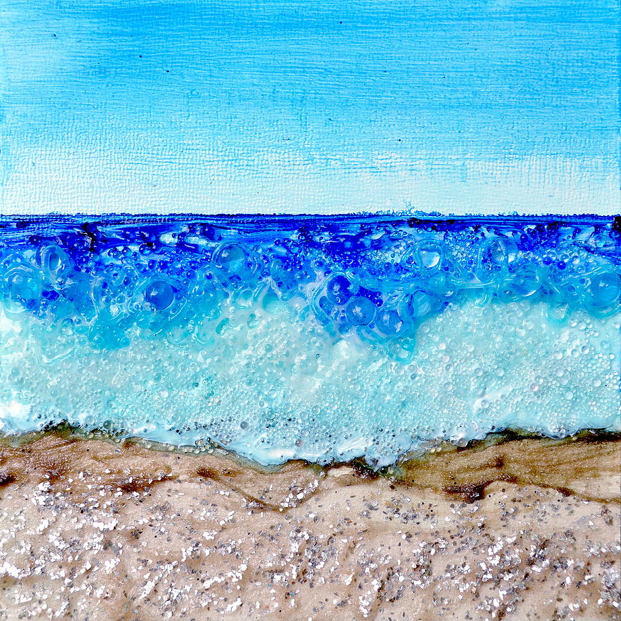 Beach Day Painting by Regina Valluzzi