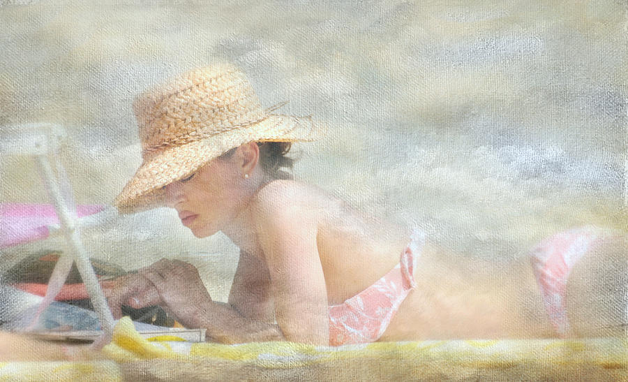 The Straw Hat Photograph by Diana Angstadt