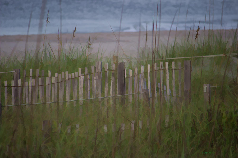 Beach Fence #1 Photograph by Roberta Byram