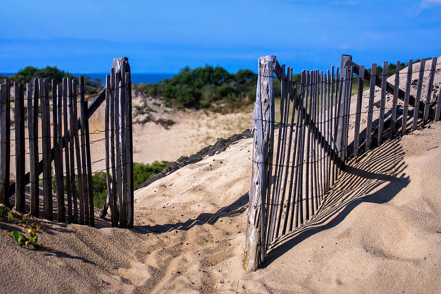 Beach Fence Photograph by Kenneth Houk | Fine Art America