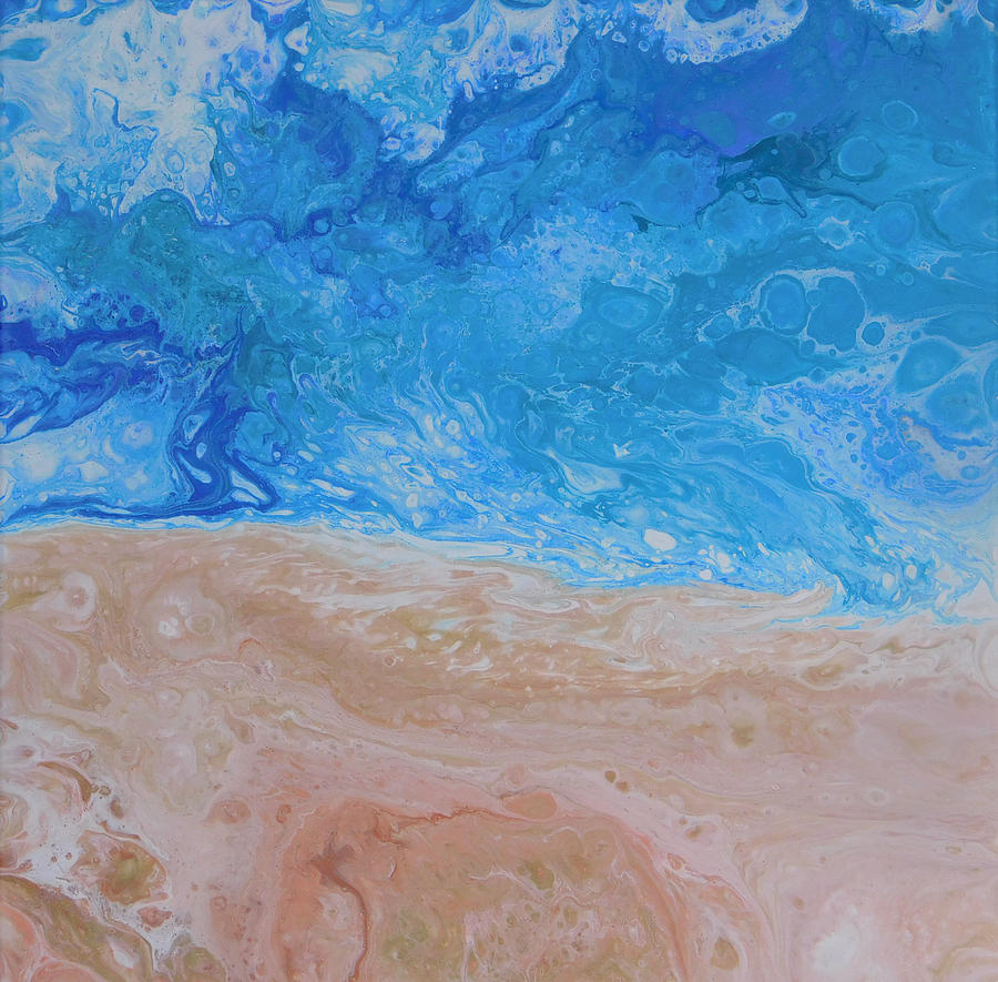 Beach Foam 104 Painting By Tamara Galia - Fine Art America