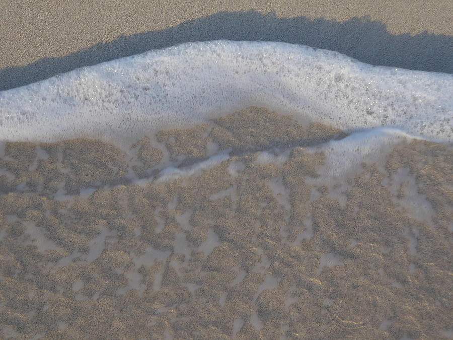 Beach foam Photograph by Margaret Brooks