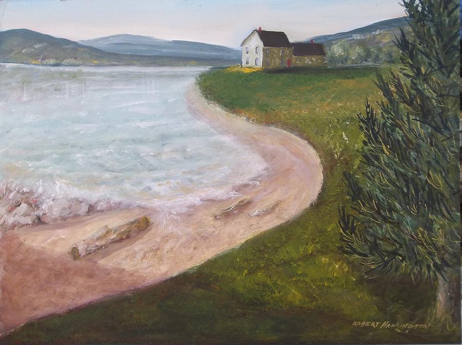 Summer Painting - Beach Front by Robert Harrington