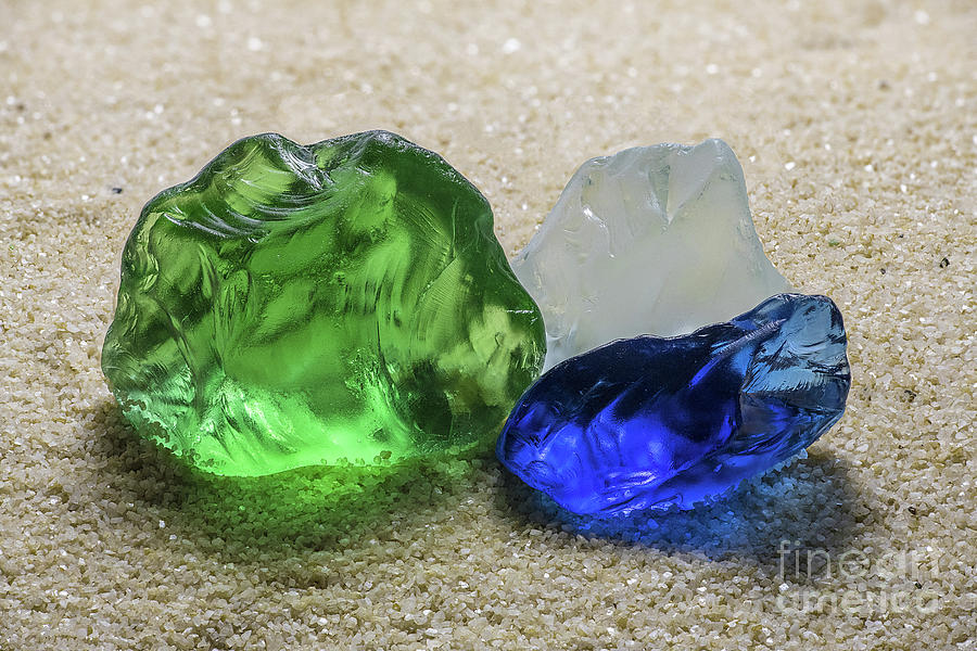 Beach Glass Photograph