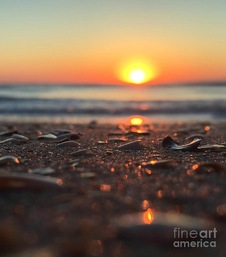 Beach Photograph - Beach Glow by LeeAnn Kendall