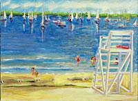 Impressionism Painting - Beach by Glynnis Sorrentino
