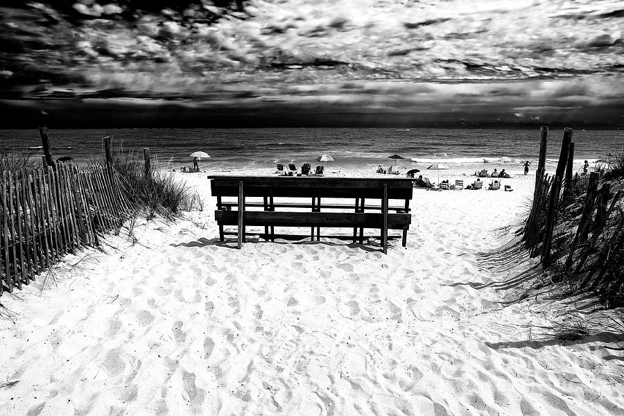Unique Photograph - Beach Haven Beach Day at Long Beach Island by John Rizzuto
