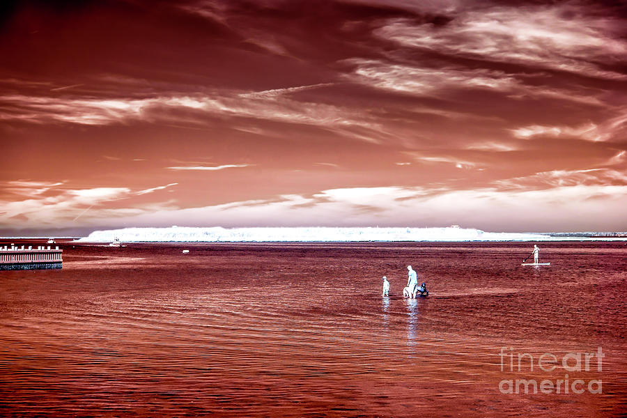 Beach Haven Red Infrared Photograph by John Rizzuto