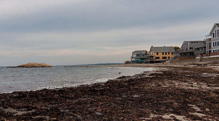 Beach Homes on Minot Beach in Scituate Massachusetts Photograph by Brian MacLean