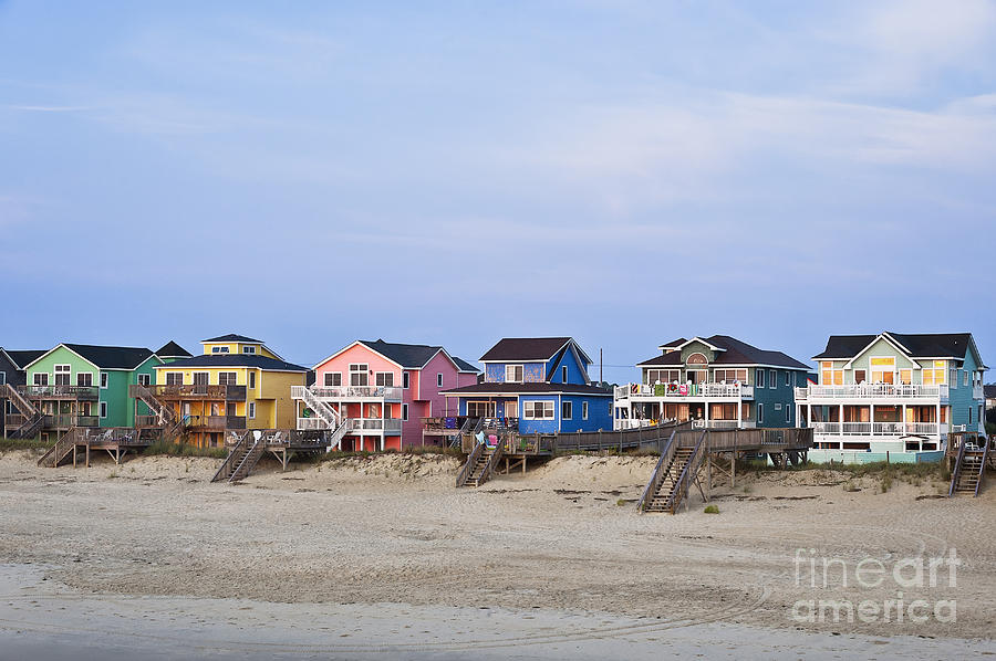 Rent Movie Photograph - Beach House by John Greim