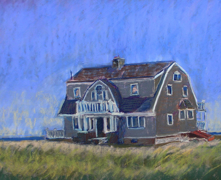 Landscape Pastel - Beach House by Mary Capriole