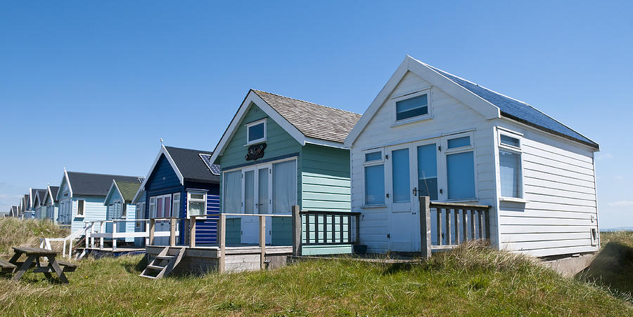 Beach Hut Row by Mick House Beach Hut Row by Mick House
