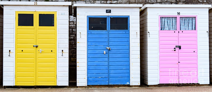 Beach huts Photograph by Colin Rayner