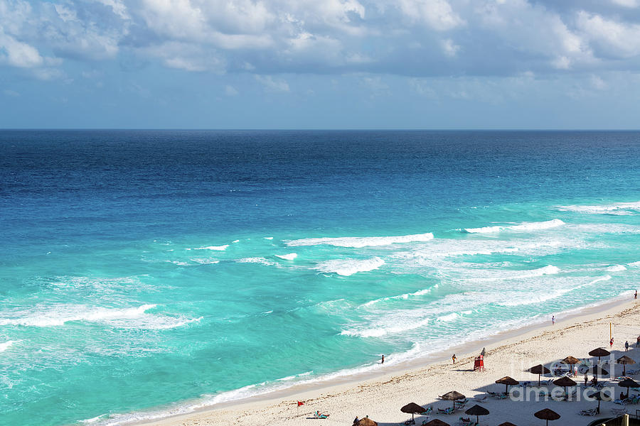 Beach in Cancun Photograph by Jess Kraft