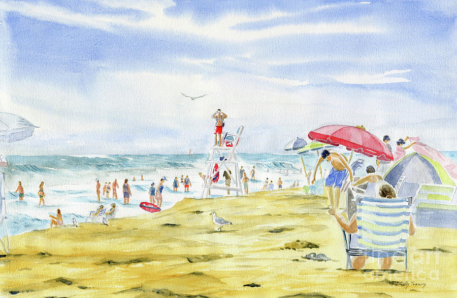 Summer Painting - Beach Life by Melly Terpening