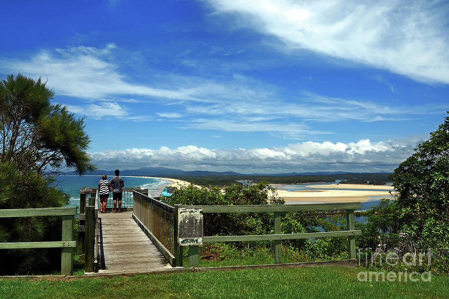 Beach Lookout - Nambucca Heads by Kaye Menner Photograph by Kaye Menner
