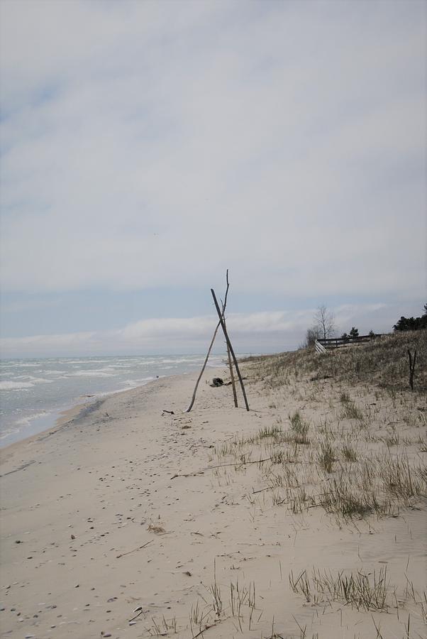Beach Photograph - Beach Marker by Chuck Kugler