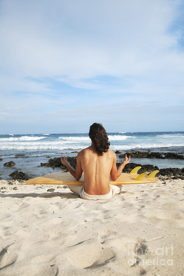 Beach Meditation Photograph by Brandon Tabiolo - Printscapes