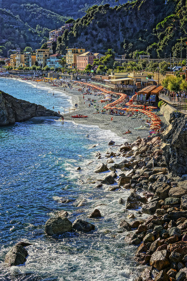 Beach Monterosso Italy DSC02467 Photograph by Greg Kluempers