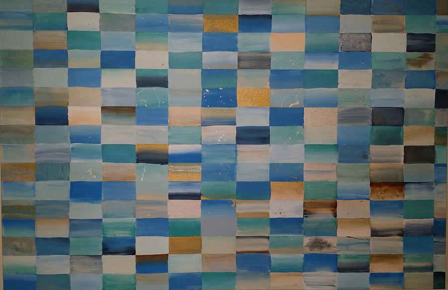 Beach Painting - Beach Mosaic by Keri Dixon