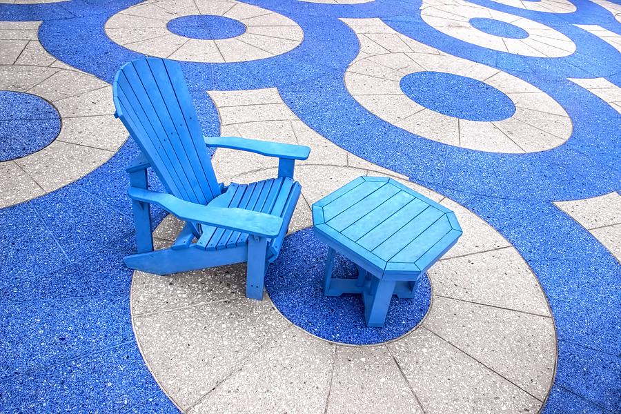 Take A Seat Photograph - Beach Nook at Water Plaza - Lauderdale by the Sea by Chrystyne Novack