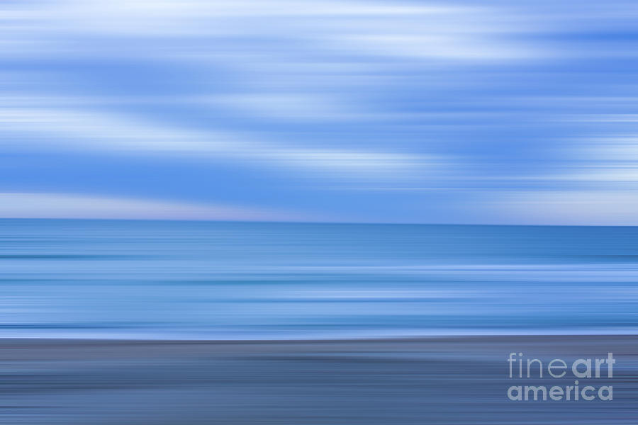 Beach Ocean Blur Digital Art by Randy Steele