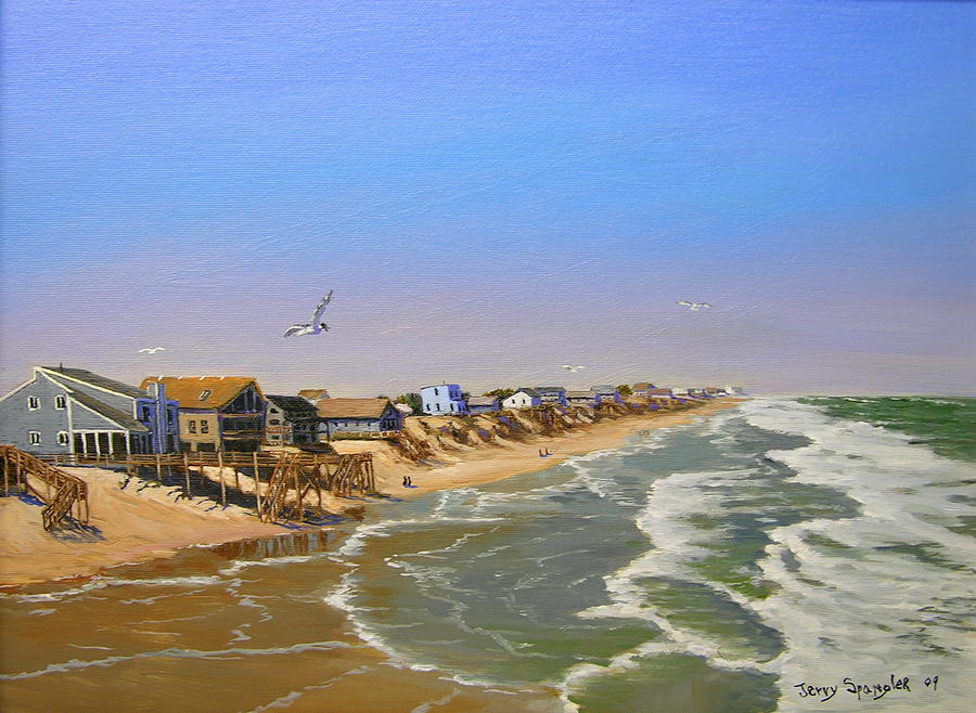 Beach of the Outer Banks of N.C. by Jerry Spangler