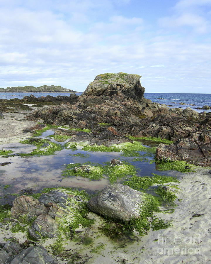 Scotland Photograph - Beach On Iona by Katrina Perekrestenko Scotland Photograph - Beach On Iona by Katrina Perekrestenko