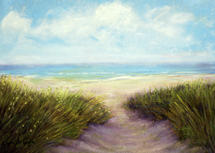Beach Path Pastel by Loretta Luglio