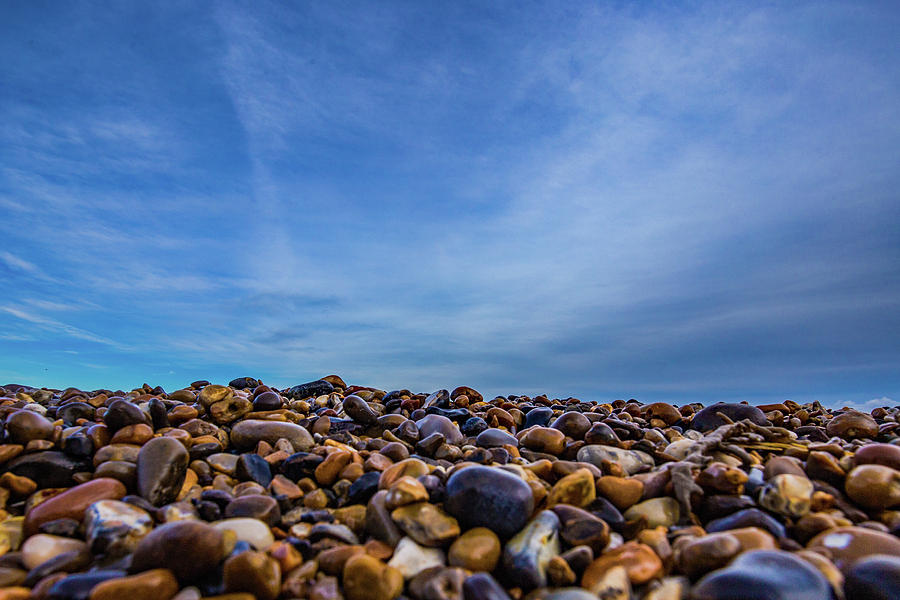 Beach pebbles Photograph by Ed James