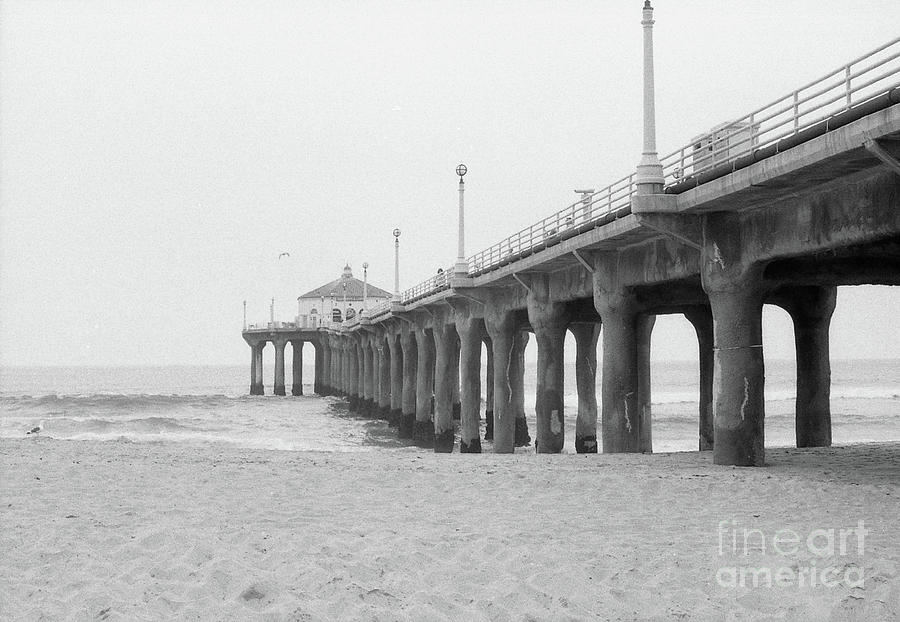 Beach Pier Film Frame Photograph by Ana V Ramirez