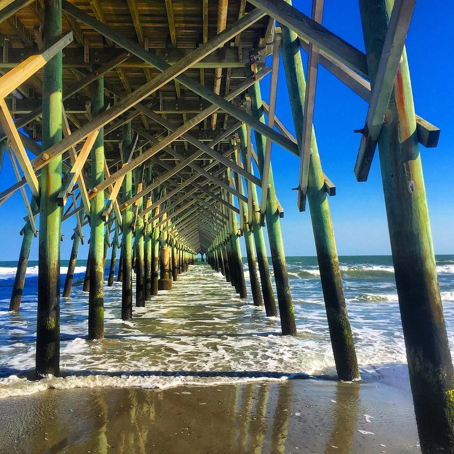 Folly Beach pier Photograph by Shannon Rodgers - Fine Art America