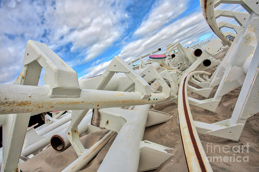 Beach Rails by Stephen McDowell Beach Rails by Stephen McDowell
