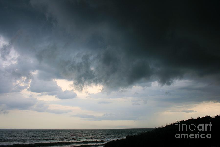 Beach Rain Clouds Photograph by Robert Wilder Jr