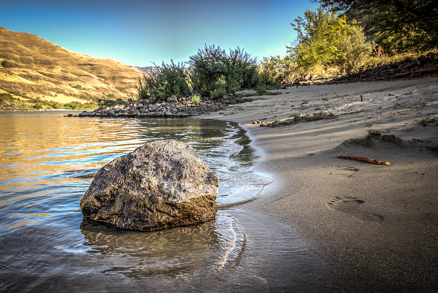 Beach Rock Photograph by Brad Stinson