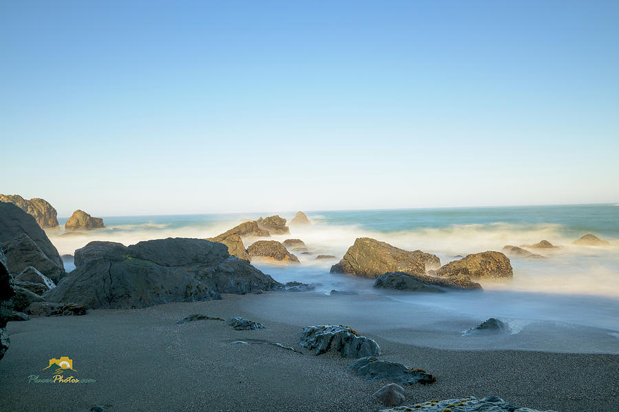 Beach, Rocks and Surf Photograph by Jim Thompson