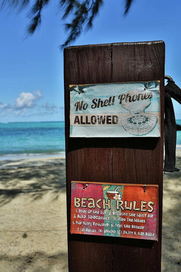 Beach Rules Photograph by Dillon Kalkhurst
