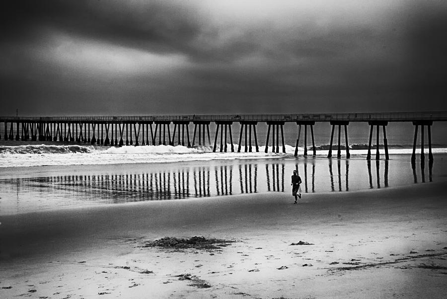Beach Runner Photograph by Joseph Hollingsworth